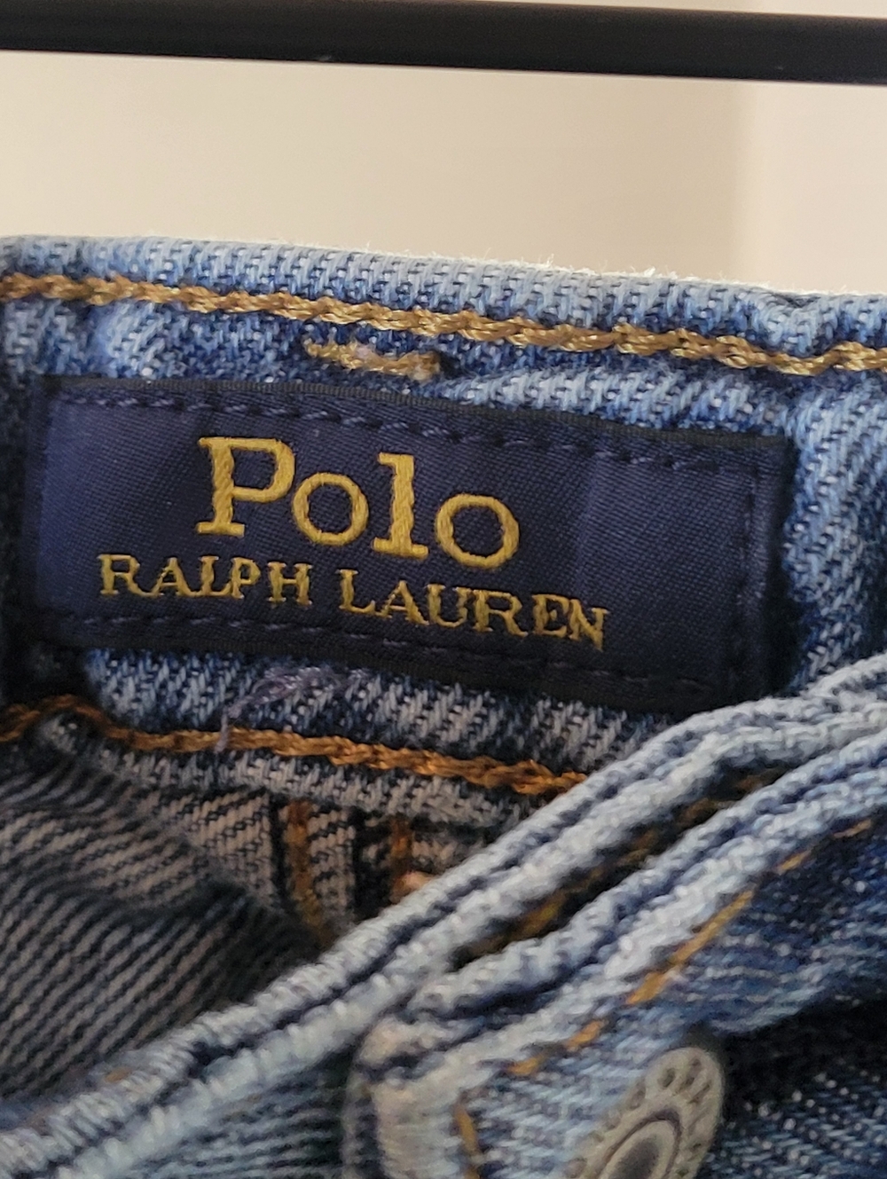 Polo Ralph Lauren Light Wash Rolled Cuff Flower Embroidered Jean Shorts, Size 5 - Picture 6 of 7